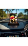 Car Desk/Table Top Feng Shui Vastu Tortoise Wooden Photo Stand 3x4 Inches, Compact & Stylish Spiritual Display For Car, Home & Office (Pack Of 1) (F14576)