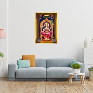 Tripura Sundari Golden Photo Frame - 18x22 Inches | Elegant Wooden Frame For Home, Office & Temple Decoration | Spiritual Wall & Table Decor And Gift Item (F9704) Tripura Sundari Golden Photo Frame - 18x22 Inches | Elegant Wooden Frame For Home, Office & Temple Decoration | Spiritual Wall & Table Decor And Gift Item (F9704)
