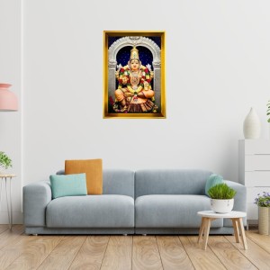 Mariamman Golden Photo Frame - 10x14 Inches | Elegant Wooden Frame For Home, Office & Temple Decoration | Spiritual Wall & Table Decor and Gift Item Mariamman Golden Photo Frame - 10x14 Inches | Elegant Wooden Frame For Home, Office & Temple Decoration | Spiritual Wall & Table Decor and Gift Item