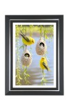 Yellow Warbler Photo Wall & Table Frame | 18x22 Inch Black Designer | Perfect For Gifting & Home Decor (F9642)