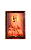 Vivekananda Photo Frame For Wall & Table | 7x9 Inch Golden Cherry Finish | Decorative Vivekananda Photo Frame For Home, Office & Pooja Room (F11350)