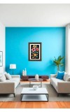 Floral Painting Print Big Photo Frame - 20x28 Inches For Home,Temple & Office Decoration (F11000)