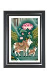 Cows Photo Wall & Table Frame | 10x14 Inch Black Designer | Perfect For Gifting & Home Decor (F9586)