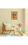 A.C. Bhaktivedanta Swami Prabhupada. Spiritual Guru Digital Photo In Designer Frame, Size 8x12 Inch | Hindu Religious Picture For Home Temple, Office & Gift | Wall Art & Pooja Decor (F10489)