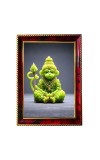 Little Hanuman Made With Grapes Photo Frame For Wall & Table | 7x9 Inch Golden Cherry Finish | Decorative Little Hanuman Made With Grapes Photo Frame For Home, Office & Pooja Room (F11489)