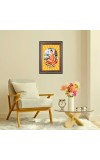 Sripada Srivallabha Spiritual Guru Digital Photo In Designer Frame, Size 14x18 Inch | Hindu Religious Picture For Home Temple, Office & Gift | Wall Art & Pooja Decor (F10442)