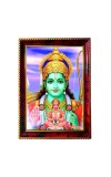 Lord Rama And Hanuman Photo Frame For Wall & Table | 7x9 Inch Golden Cherry Finish | Decorative Lord Rama And Hanuman Photo Frame For Home, Office & Pooja Room (F11836)