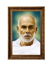 Shree Narayan Guru Swami Big Photo Frame - 20x28 Inches For Home,Temple & Office Decoration (F11176)