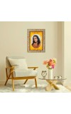 Paramahansa Yogananda Spiritual Guru Digital Photo In Designer Frame, Size 10x16 Inch | Hindu Religious Picture For Home Temple, Office & Gift | Wall Art & Pooja Decor (F10487)