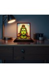 Car Desk/Table Top Lord Shiva Wooden Photo Stand 3x4 Inches, Compact & Stylish Spiritual Display For Car, Home & Office (Pack Of 1) (F14181)