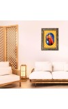 Swami Chinmayananda Spiritual Guru Digital Photo In Designer Frame, Size 8x12 Inch | Hindu Religious Picture For Home Temple, Office & Gift | Wall Art & Pooja Decor (F10430)