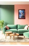 Indian Women Photo Frame For Wall & Table | 7x9 Inch Golden Cherry Finish | Decorative Indian Women Photo Frame For Home, Office & Pooja Room (F11660)