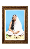 Shree Sarada Maa Big Photo Frame - 20x28 Inches For Home,Temple & Office Decoration (F10994)