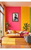 Rabindranath Tagore Big Photo Frame - 20x28 Inches For Home,Temple & Office Decoration (F11213)