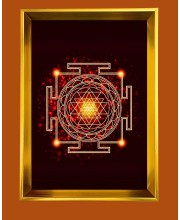 Golden Photo Frame - 10x14 Inches | Elegant Wooden Frame For Home, Office & Temple Decoration | Spiritual Wall & Table Decor and Gift Item