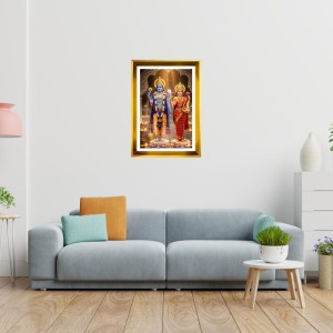 Lakhsmi Narayanaa Golden Photo Frame - 12x16 Inches | Elegant Wooden Frame For Home, Office & Temple Decoration | Spiritual Wall & Table Decor And Gift Item (F9775) Lakhsmi Narayanaa Golden Photo Frame - 12x16 Inches | Elegant Wooden Frame For Home, Office & Temple Decoration | Spiritual Wall & Table Decor And Gift Item (F9775)