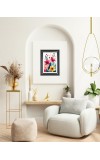 Flower Scenery For Home Photo Wall & Table Frame | 10x14 Inch Black Designer | Perfect For Gifting & Home Decor (F9596)