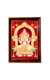 Kamakshi Amman Photo Frame For Wall & Table | 7x9 Inch Golden Cherry Finish | Decorative Kamakshi Amman Photo Frame For Home, Office & Pooja Room (F11830)