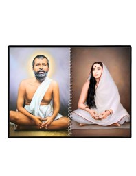 Sri Sri Ramakrishna & Maa Sarada Devi Laminated Photo - 5x7 Inches, Divine Blessings For Home & Office And Temple Decoration (F16321)