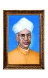 Dr. Sarvepalli Radhakrishnan Big Photo Frame - 20x28 Inches For Home,Temple & Office Decoration (F11217)