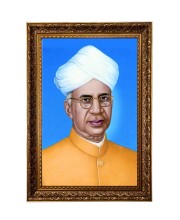 Dr. Sarvepalli Radhakrishnan Big Photo Frame - 20x28 Inches For Home,Temple & Office Decoration (F11217)