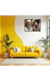 Acharya Rajneesh (Oshoo) &Maa Anand Sheela Laminated Photo - 7x9 Inches, Divine Blessings For Home & Office And Temple Decoration (F16328)