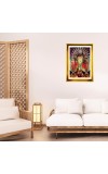 Mata Bhavatarini Golden Photo Frame - 10x14 Inches | Elegant Wooden Frame For Home, Office & Temple Decoration | Spiritual Wall & Table Decor And Gift Item (F9492)