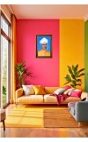 Dr. Sarvepalli Radhakrishnan Big Photo Frame - 20x28 Inches For Home,Temple & Office Decoration (F11217)