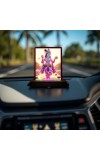 Car Desk/Table Top Lord Krishna Wooden Photo Stand 3x4 Inches, Compact & Stylish Spiritual Display For Car, Home & Office (Pack Of 1) (F14385)