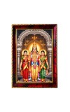 Lord Murugan Photo Frame For Wall & Table | 7x9 Inch Golden Cherry Finish | Decorative Lord Murugan Photo Frame For Home, Office & Pooja Room (F11613)