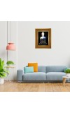 Buddha Photo Frame 12x16 Inches-Brown Wooden Frame For Home, Office & Temple Decoration And Gifting (F6330)