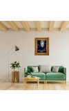 Gautam Buddha Photo Frame 10x14 Inches-Brown Wooden Frame For Home, Office & Temple Decoration And Gifting (F6299)