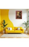 Mata Saraswati Photo Frame 13X17 Inch Religious Wall & Table Decor Frame | Mata Saraswati Spiritual Photo Frame For Home, Temple & Office (F18048X13X17)