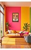Lokmanya Bal Gangadhar Tilak Big Photo Frame - 20x28 Inches For Home,Temple & Office Decoration (F11219)