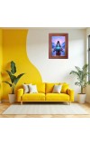 Lord Shiva Photo Frame 21X25 Inch Religious Wall & Table Decor Frame | Lord Shiva Spiritual Photo Frame For Home, Temple & Office | Decorative Hindu God & Goddess Frame (Pack Of 1) (F17978)