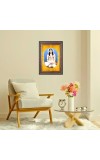 Swami_Nigamananda_Paramahansa Spiritual Guru Digital Photo In Designer Frame, Size 8x12 Inch | Hindu Religious Picture For Home Temple, Office & Gift | Wall Art & Pooja Decor (F10467)