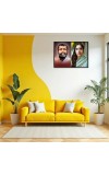 Sri Sri Ramakrishna & Maa Sarada Devi Laminated Photo - 9x11 Inches, Divine Blessings For Home & Office And Temple Decoration (F16318)