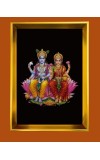Golden Photo Frame - 10x14 Inches | Elegant Wooden Frame For Home, Office & Temple Decoration | Spiritual Wall & Table Decor and Gift Item