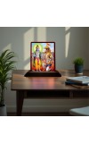 Car Desk/Table Top Lord Ram Wooden Photo Stand â€“ 3x4 Inches, Compact & Stylish Spiritual Display For Car, Home & Office (Pack Of 1) (F15147)