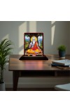 Car Desk/Table Top Valmiki Wooden Photo Stand â€“ 3x4 Inches, Compact & Stylish Spiritual Display For Car, Home & Office (Pack Of 1) (F15168)