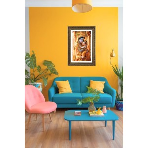 Vertical16X24 Inches Frame Big Photo Frame - 20x28 Inches For Home,Temple & Office Decoration (F10808)