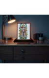 Car Desk/Table Top Lord Hanuman Wooden Photo Stand 3x4 Inches, Compact & Stylish Spiritual Display For Car, Home & Office (Pack Of 1) (F14173)