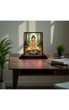 Car Desk/Table Top Lord Shiva Wooden Photo Stand â€“ 3x4 Inches, Compact & Stylish Spiritual Display For Car, Home & Office (Pack Of 1) (F15151)