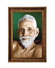Ramana Maharshi Big Photo Frame - 20x28 Inches For Home,Temple & Office Decoration (F11177)