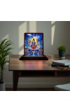 Car Desk/Table Top Lord Shiva Wooden Photo Stand â€“ 3x4 Inches, Compact & Stylish Spiritual Display For Car, Home & Office (Pack Of 1) (F15104)