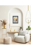 Lion Cub And A Rabbit Photo Wall & Table Frame | 10x14 Inch Black Designer | Perfect For Gifting & Home Decor (F9647)