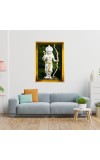 Jai Shree Raam Golden Photo Frame - 12x16 Inches | Elegant Wooden Frame For Home, Office & Temple Decoration | Spiritual Wall & Table Decor And Gift Item (F9556)