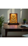 Car Desk/Table Top Lord Ganesha Wooden Photo Stand â€“ 3x4 Inches, Compact & Stylish Spiritual Display For Car, Home & Office (Pack Of 1) (F15089)