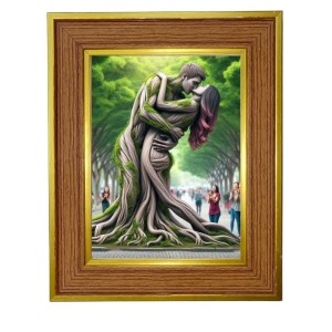 Couple Nature Photo Frame 10x14 Inches-Brown Wooden Frame For Home, Office & Temple Decoration And Gifting (F6427) Couple Nature Photo Frame 10x14 Inches-Brown Wooden Frame For Home, Office & Temple Decoration And Gifting (F6427)