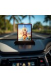 Car Desk/Table Top Lord Karthikeya Wooden Photo Stand 3x4 Inches, Compact & Stylish Spiritual Display For Car, Home & Office (Pack Of 1) (F14333)